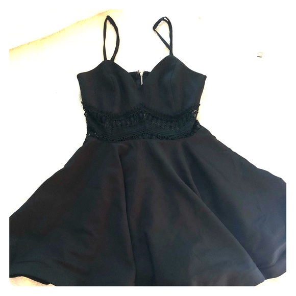 Black Homecoming Party Dress - Picture 1 of 8